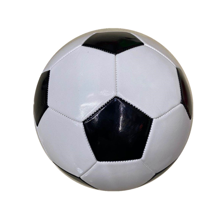 足球学生训练足球3号 4号5号PVC PU黑白球彩色球类 厂家供应