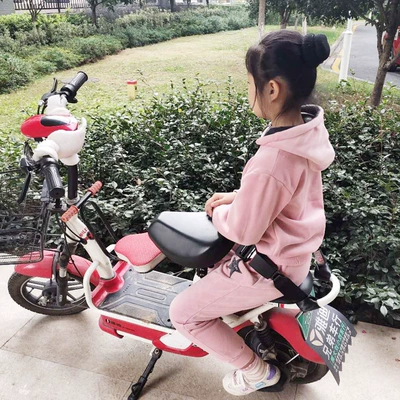 New electric car children's safety belt motorcycle battery car rear seat strap cycling belt baby anti-fall strap protection