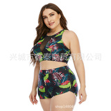 Купальник, 21 года, большой размер, европейский стиль