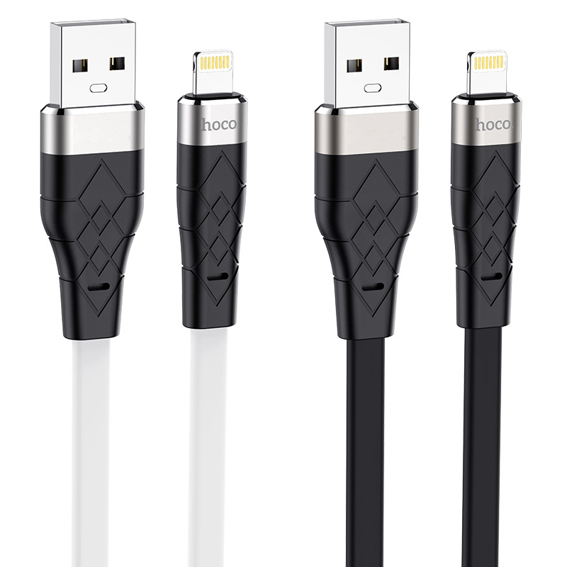 Haoku X53 silicone data suitable for Apple Android Type-C universal phone aluminum alloy charging cable_voghion.com