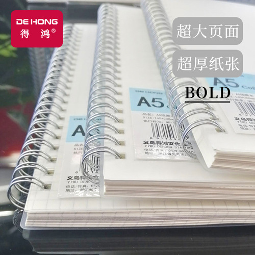 b5 notebook grid horizontal lines square blank English ins style notepad simple coil notebook wholesale
