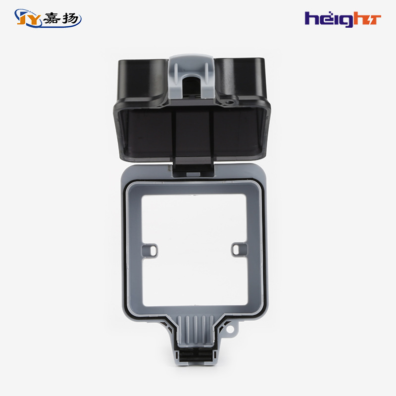 Manufacturer-supplied IP66 Outdoor Waterproof Switch, 86-Type Flush-Mount Waterproof Box, RV Power Strip with Heavy Rainproof Socket