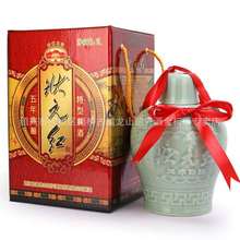 绍兴黄酒    五年陈状元红花雕酒青瓷  坛装礼盒 1L