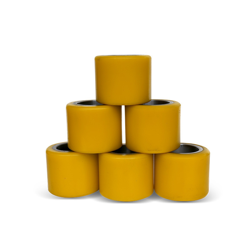 Middle force Electric Forklift parts Bearer Polyurethane wheels PU Manufactor quality goods Bearer wheel wheel
