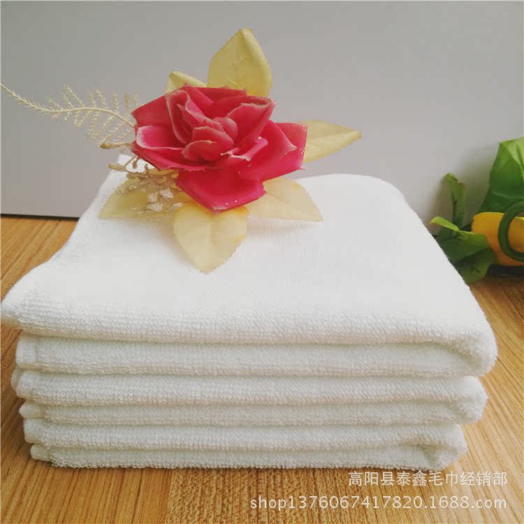 Promotional 120g Thickened Hotel Bath Towel with White Absorbent Cotton Face Towel logo Promotional 120g Thickened Hotel Bath Towel with White Absorbent Cotton Face Towel logo