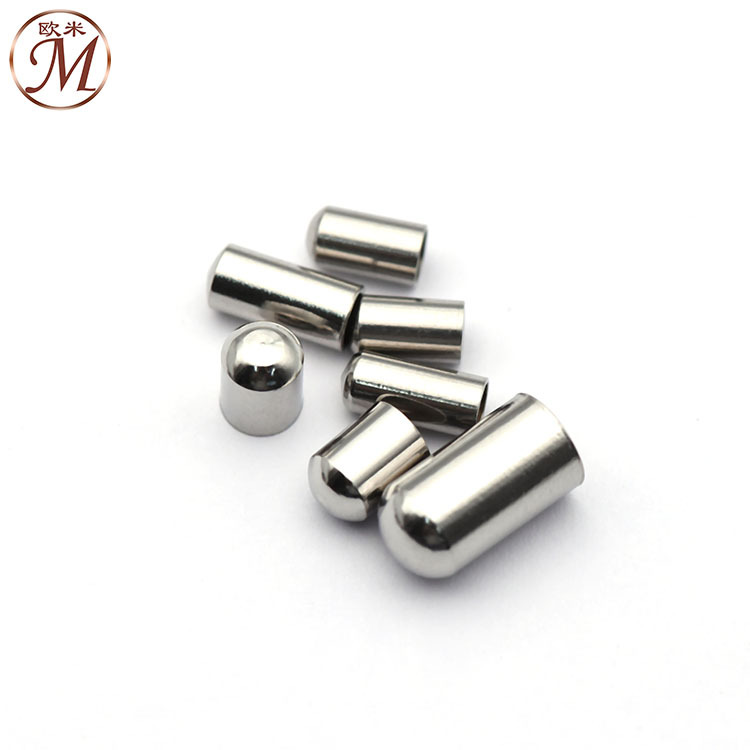 Cubo de acero inoxidable cabeza plana cabeza redonda cuero cuerda cadena hebilla serpiente cabeza pulsera collar cuerda tapa cola hebilla DIY accesorios de la joyería