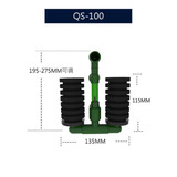 Qanvee 缸 Q Q Q Filter Small Filter Water Demon Filter может быть оснащен с двойным биохимическим хлопком фильтра