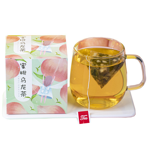 Peach Oolong Tea White Peach Oolong Fruit Tea Cold Brew Tea Tea Bag Three-dimensional Triangular Bag Tea Combination Scented Tea Wholesale