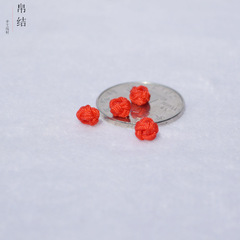 A handmade accessory for Chinese knot pineapple charm, featuring a pineapple knot, scented pouch, and loop for bracelets.