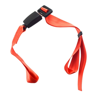 New electric car children's safety Car seat belt - installation-free-motorcycle-safety-belt-red