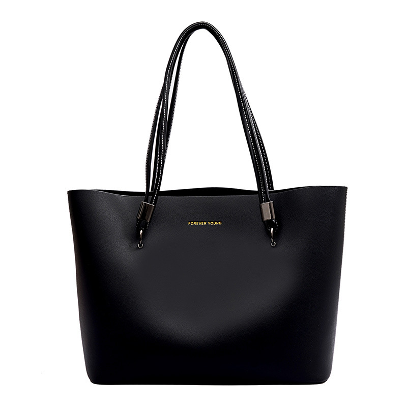 Bolso grande bolsa de compras para mujeres 2021 nueva moda europea y americana simple elegante bolso de hombro suave textura de cuero bolso de mano