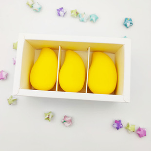 Internet Celebrity New Super Soft Small Mango Beauty Makeup Egg Soaking in Water Bigger Non-latex Sponge Egg Makeup Powder Puff Makeup Tool