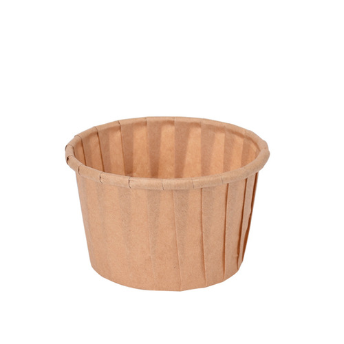 Baking curled paper cup disposable oil-proof paper cup steamed cake packaging high temperature resistant baked muffin muffin large 5039