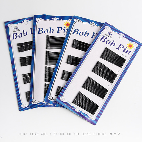 Korean black clip hair accessories headband steel wire one-word clip small hair clip fine hair clip hair small clip side clip top clip