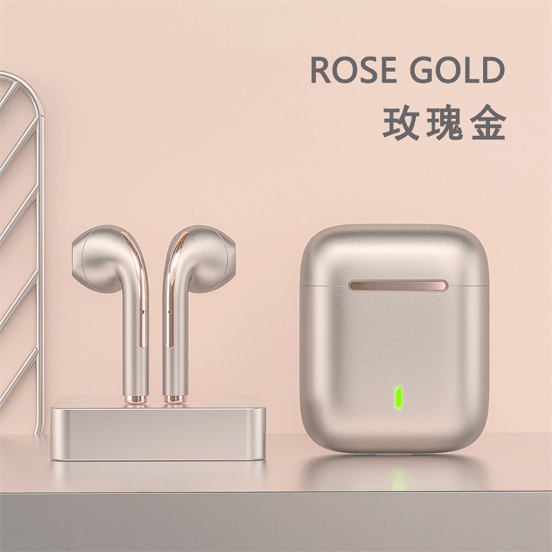 Nueva transfronteriza J18 auricular Bluetooth inalámbrico de reducción de ruido modelo privado TWS semi-en-oído estéreo deportes fuente de fábrica