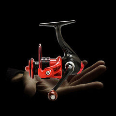 Fishing Delai Red Boy's gapless small mini spinning wheel metal fishing wheel Luya wheel horsemouth fish wheel fishing reel