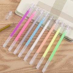 Pastel highlight pen pastel pen student mark color office stationery flash pen large capacity diy photo album black card