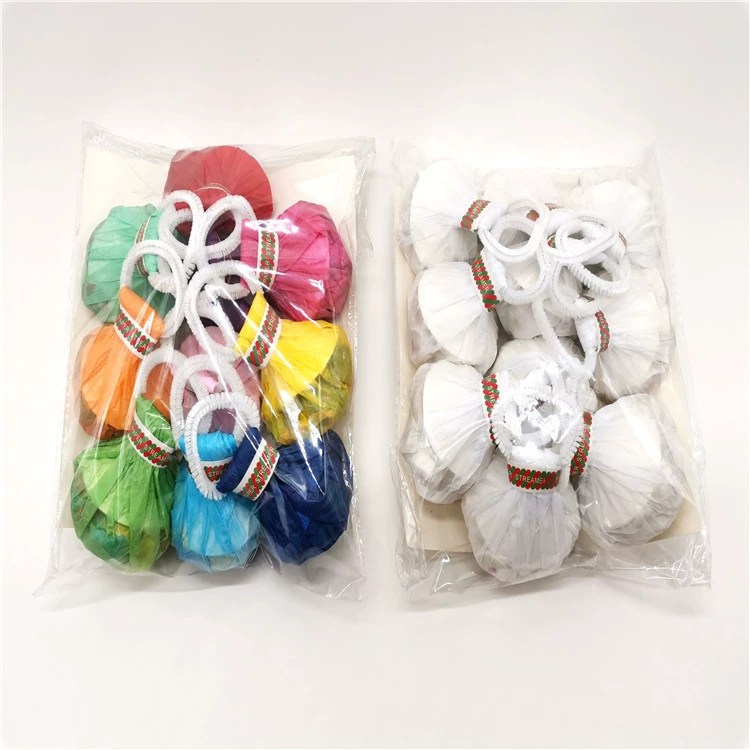 Ручная лента, волшебный реквизит, шелковая лента-паук, ручная работа, 20 головок, 30 головок, белая красочная, ручная работа, шелк-паук