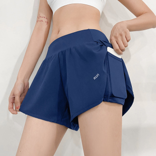 Sports Shorts Women's Summer Anti-light Casual Running Fitness Pants Loose High Waist Yoga suit Outer Wear Yoga Pants