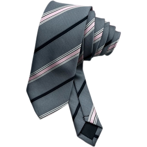 jk striped tie women's dk crown tie Japanese college style shirt decoration hand-tied men's and women's system burgundy bow tie