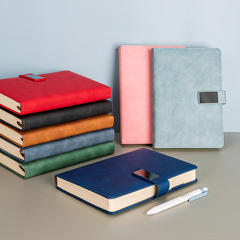 Thickened notebook wholesale A5 retro magnetic closure memo book business office gift college student handmade diary custom