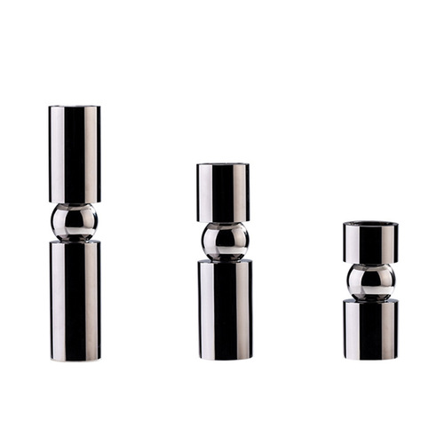 Modern Minimalist Nordic Light Luxury Crystal Candlestick Craftwork Sample Room Decor Piece Restaurant Entrance Decoration Piece