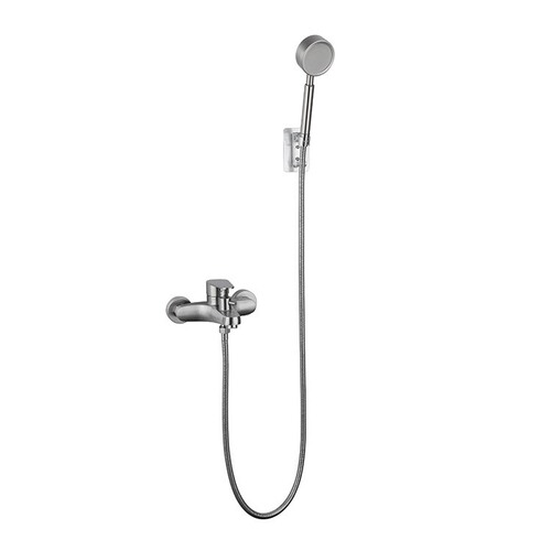 Stainless steel bathtub faucet triple mixing valve shower faucet all copper shower switch valve hot and cold water mixing valve
