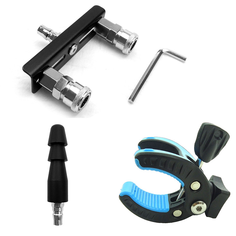 Adaptador de Abrazadera para Dildo de Máquina de Masturbación, Conector de Doble Extremo de Acero Inoxidable, Accesorio VAC de Un Solo Extremo, Conector Rápido Multifunción