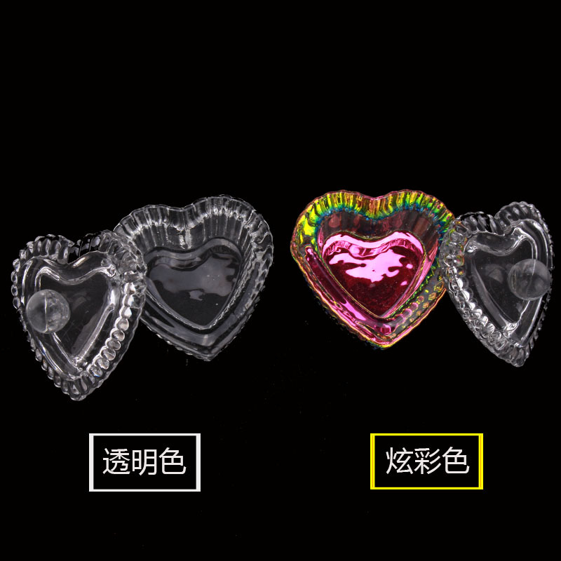 Nueva Actualización del arte del clavo de cristal taza de cristal con tapa especial arte del clavo taza octogonal para el cristal líquido