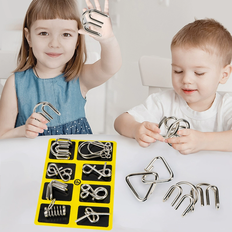Intellectual toy, brainteaser for students, 24 pieces, full set