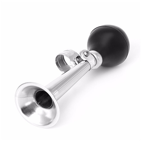 Mountain bike bell black air bag iron horn bell 7 inch 9 inch electroplated air horn snail bicycle accessories