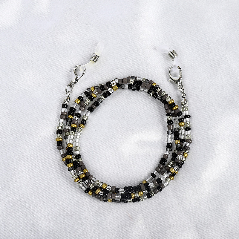 Caliente nuevo collar europeo y americano máscara colgante cadena gafas cadena antideslizante cadena gafas cordón máscara cuerda al por mayor en stock
