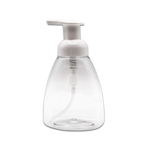 Wholesale plastic foam bottle 300ml push pump mousse foaming bottle pet plastic bottle foam hand sanitizer bottle