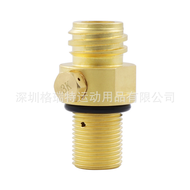 新款soda气瓶阀门亮铜色气瓶顶针阀升级款顶针苏打顶针阀