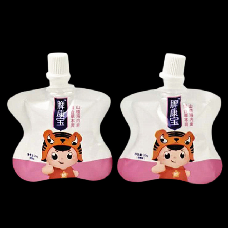 15g special-shaped nozzle bag customized Poria powder honey glucose Jelly milkshake drink mask mud self-standing bag