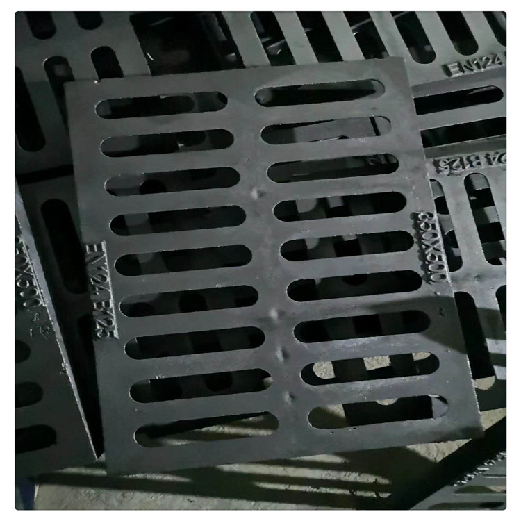 750*450雨水篦子 雨水口球墨铸铁套篦子重型D400 雨污排水沟