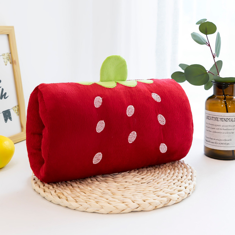 Invierno felpa juguete mano más cálido almohada tira de dibujos animados mano más cálido cojín empresa LOGO regalo fábrica al por mayor