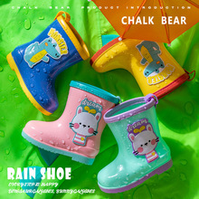 2020兒童雨鞋可愛卡通韓版pvc男童女童雨鞋幼兒園四季防滑雨靴