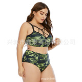 Раздельный купальник, 21 года, европейский стиль, большой размер