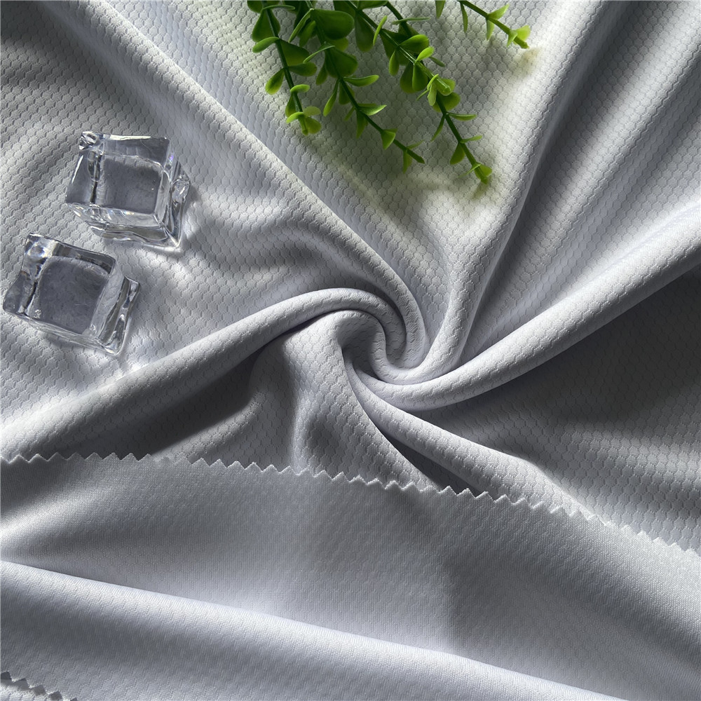 口罩面罩干爽透气原纱吸湿排汗六角足球网眼布纬编运动针织网眼布