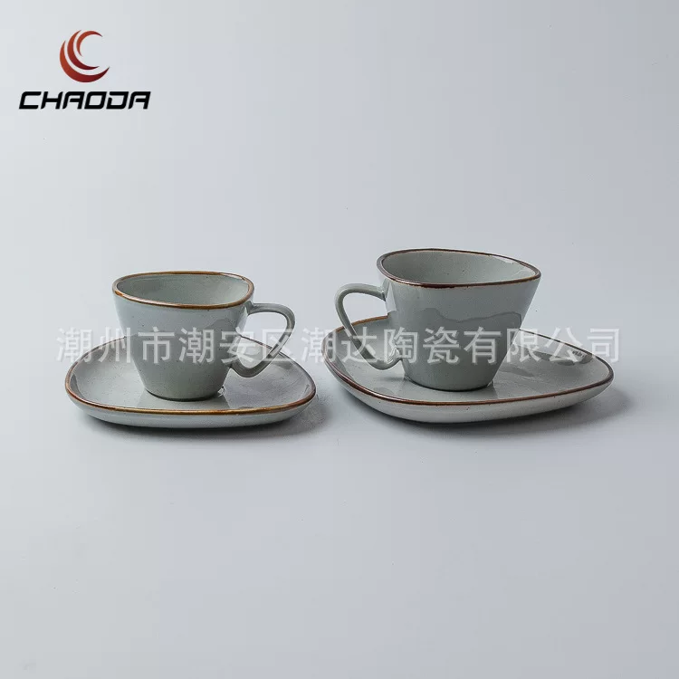 Чашка из керамики в формате европейского стиля 440 мл, 15 oz, для завтрака, кофе, кафе, ресторан, чашка
