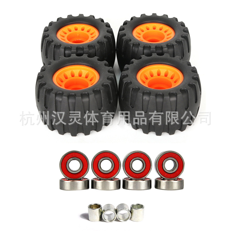 76x45mm monopatín todoterreno rueda de carretera rueda de amortiguación