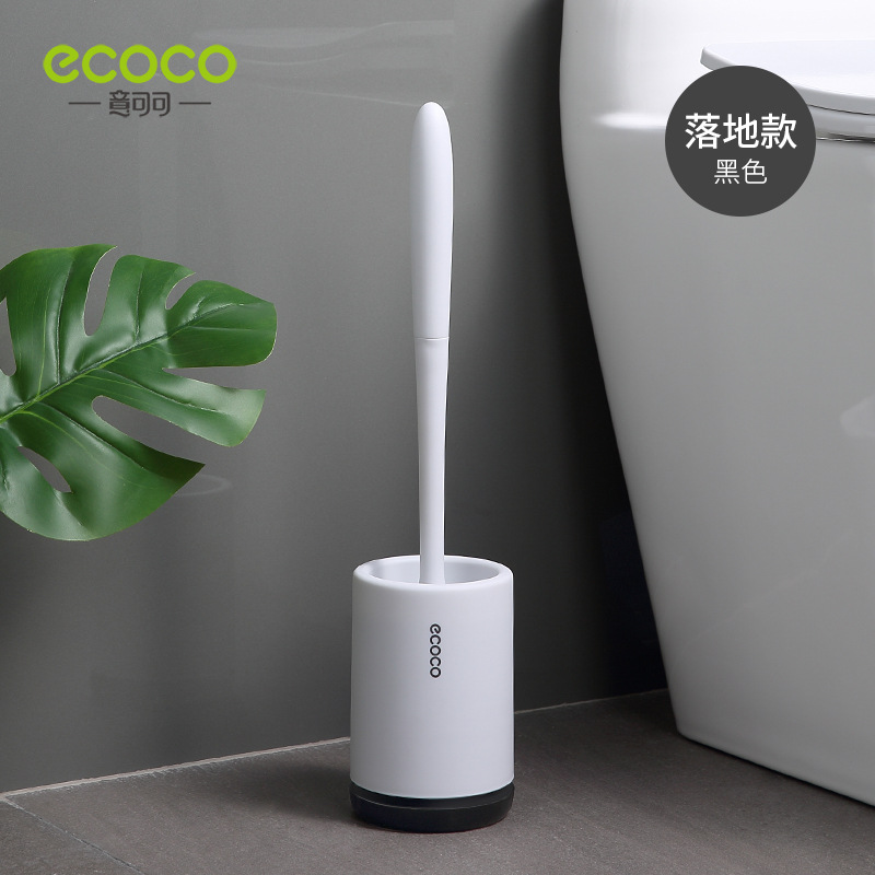 Inodoro cepillo de baño traje de baño cepillo de baño del hogar aseo mango largo limpieza cepillo de goma suave