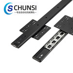 35宽二节隐藏电视柜滑轨方板滑轨口袋滑轨内滑橱柜上翻门路轨