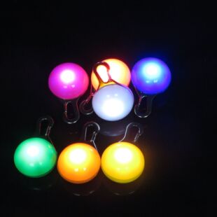 Pet luminous pendant LED dog pendant round dog bell factory direct sale