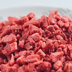 Direct factory wholesale freeze-dried strawberry crisps, baking ingredients muesli added bulk dried fruit strawberry freeze-dried