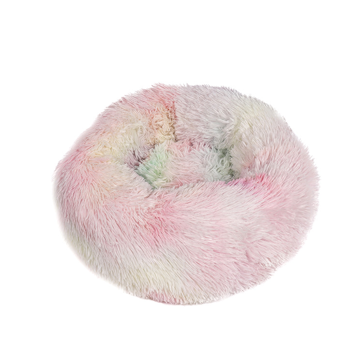 Perrera nido de gato de peluche redondo Otoño e Invierno suministros para mascotas sofá de descuento para mascotas nido cama estera del perro estera del gato estera del animal doméstico