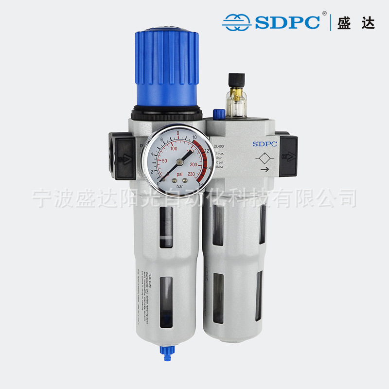 DC401 费斯托型过滤调压器油雾器 空气过滤减压阀 SDPC盛达气动