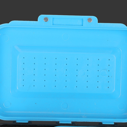 New handle red worm box, multifunctional breathable earthworm box, bait box with clip, waist hanging live bait box, fishing gear