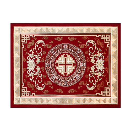 New Year's festive entrance door floor mat Chinese style home entrance non-slip entrance mat door bedroom blanket